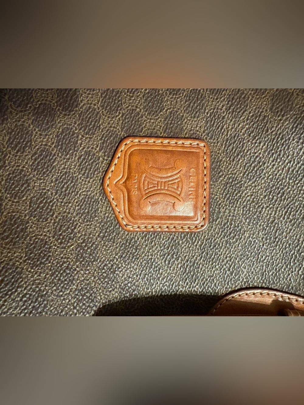 Auth. Vintage 1996 Céline Macadam Bucket Tote Shoulder Bag In Classic Monogram - Picture 13 of 16